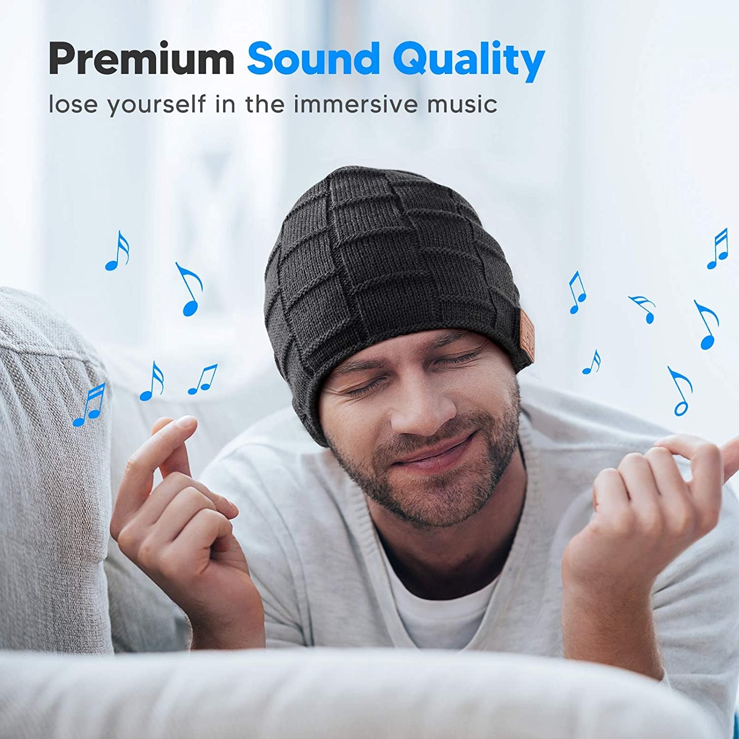 HIGHEVER Wireless Music Beanie – The Ultimate Warmth & Music Combo
